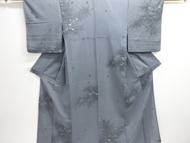 JAPANESE KIMONO / ANTIQUE HITOE KIMONO / TAISHO ROMAN STYLE / SILK / KINSHA / FIREFLY